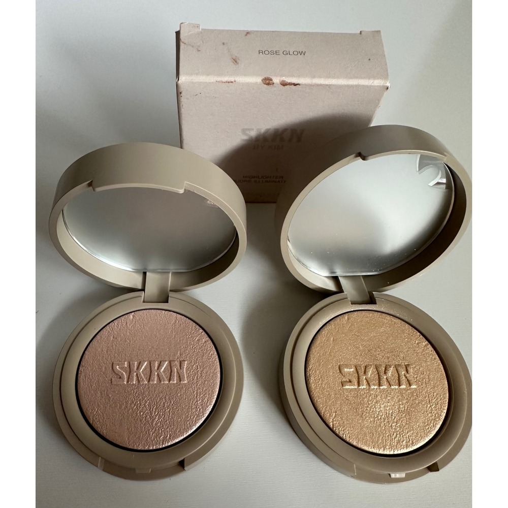 SKKN BY KIM Highlighter Duo Rose Glow & Honey Glow 0.14oz Discontinued New Set